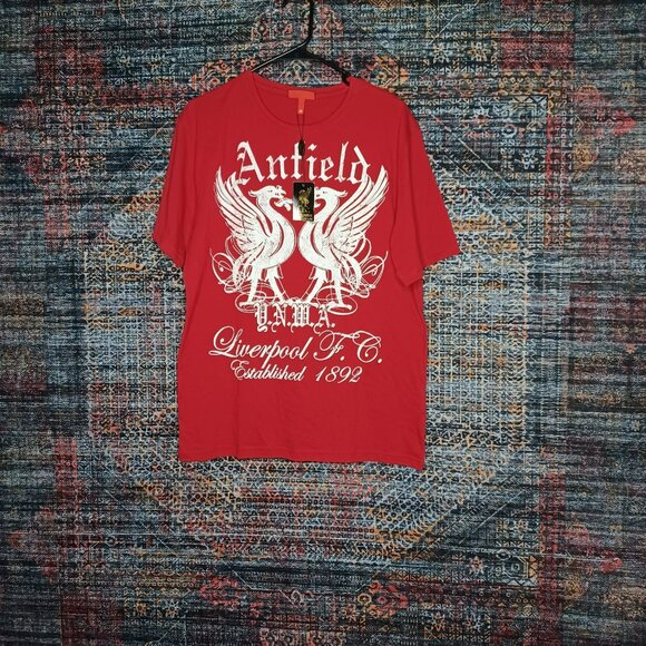 Liverpool Football Club mens official LFC crew soccer tee M - Picture 1 of 7